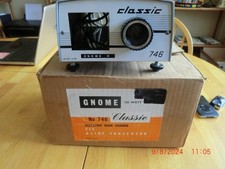 Gnome Classic slide projector nice condition, bright bulb/valve 1970s