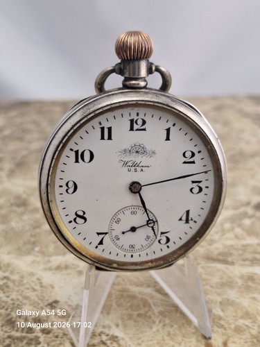 Edwardian silver waltham - edwardian, 7