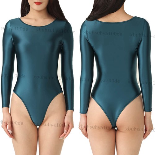 Damen glänzend body - glänzend,