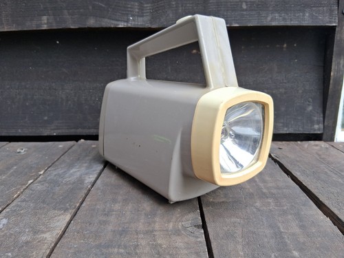 Vintage grey everready torch - grey,