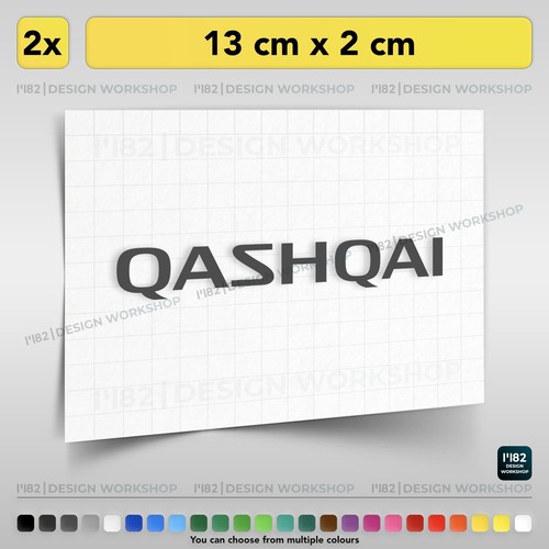 Nissan qashqai stickers - 2x,
