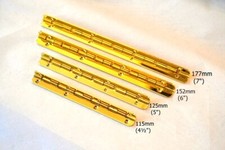 PIANO HINGE - SMALL PIANO HINGE - GOLD FINISH  - PROKRAFT PGSH range
