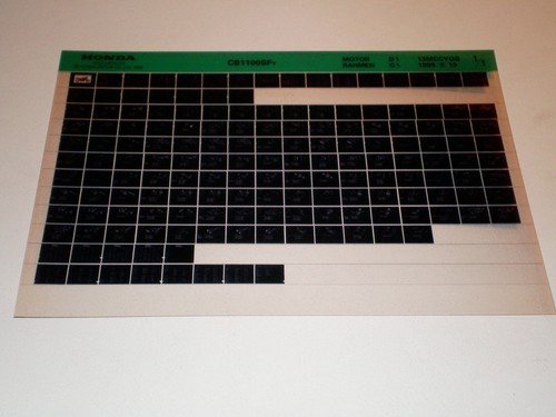 Microfiche spare parts catalog - spare,