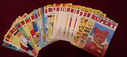 Rupert comics magazines - rupert, comics/magazines