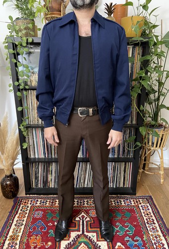 Vintage navy airforce jacket - vintage,