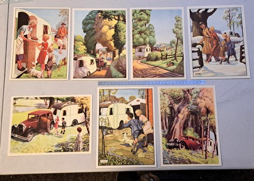 Vintage classic caravan - classic, prints