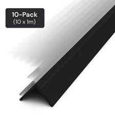 10 Pack Black 1 Metre UPVC