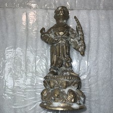 Vintage Chinese Zodiac The Monkey Bronze Statue • Witty Curious •