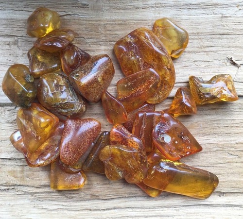 Polished baltic amber tumbled - polished,