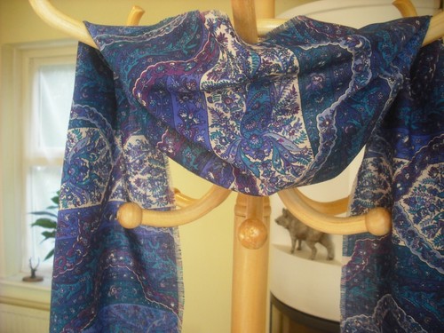 Long scarf paisley liberty - scarf,
