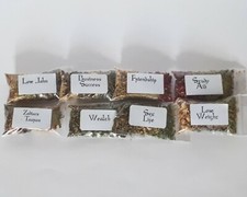 Set of 8 Herb Blends - Witch Wicca Pagan Witchcraft Charm Spells Ritual