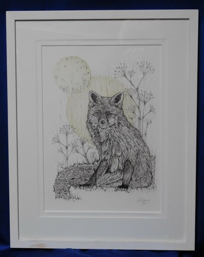 Picture fox signed - picture, a