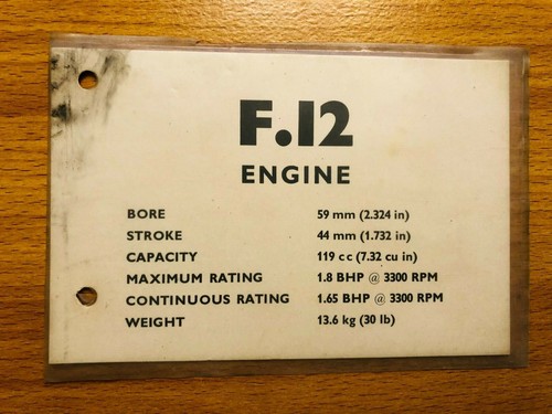 Vintage villiers engine - villiers, f.12