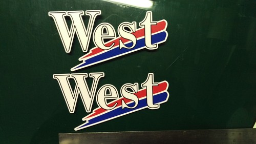West decals motorcycle - decals,,