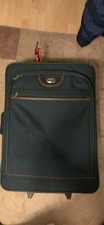 Antler Large Green Suitcase 78cm Wheeled Travel Luggage Sturdy Used