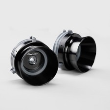 1 Pair Pro 1/4'' PIONEER Black Nab Hub Adapters For Reel To Reel Tape Recorders