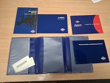 NISSAN ALMERIA HANDBOOK OWNERS MANUAL PACK DECEMBER 1996 PRINT