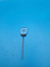 Victorian Stickpin Or Hat Pin Etched Glass Featuring A Flute Lady