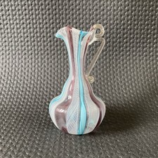 Murano Art Glass Blue & Pink