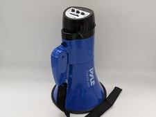 Pyle PMP31BL 30W megaphone speaker loud bullhorn siren adjustable volume blue