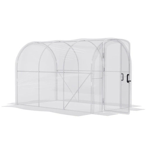 Polytunnel greenhouse walk - greenhouse, walk-in
