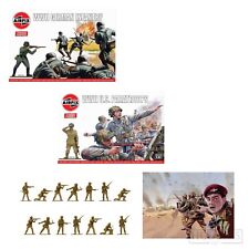 Airfix WW2 Figures 1:32 Model Army Soldiers British German US Infantry Unpainted