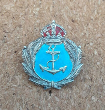 VTG 1930s / 40s WW2 ROYAL NAVY FLEET AIR ARM OFFICERS? SOLID SILVER LAPEL BADGE