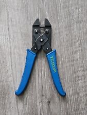 British Telecom BT-1990 Hand Crimp Tool  ENGLAND Insulated Handle Vintage