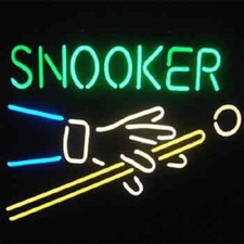 Snooker billiards neon sign - snooker,
