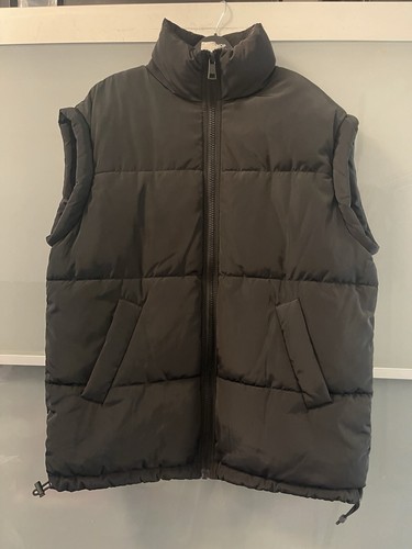 Black oversized puffa - h&m,