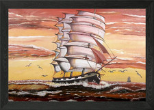 Old Sailing Ship Paintings