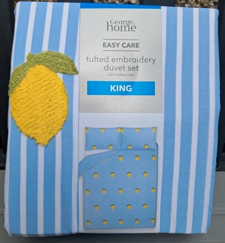Lemons tufted lemon king size - lemon,