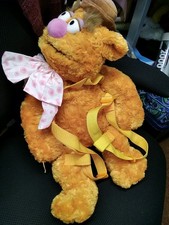 Disney Store The Muppets Show - Fozzie Bear Backpack Plush Bag Collectible