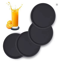 Non-Slip Round Black Silicone