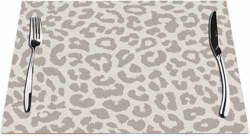 Placemats leopard polka - polka, dot
