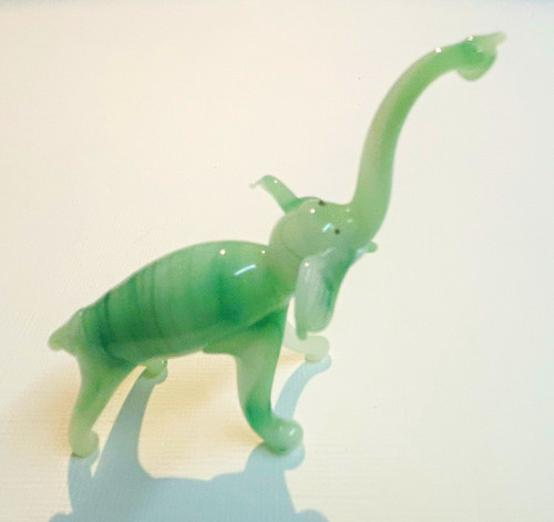 Vintage green lampwork glass - vintage,