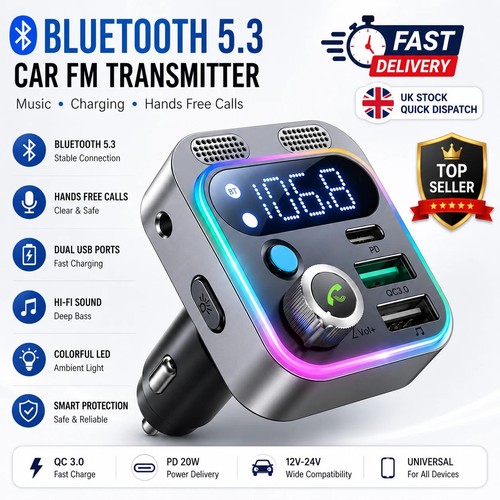 Wireless car bluetooth - car, fm