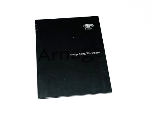 2002 bentley arnage long - arnage,