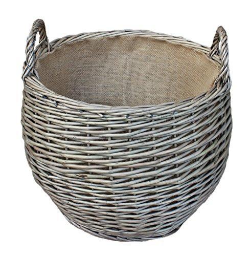Small wicker willow stumpy log - small,