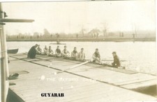 The Oxford Crew 1906 RP Oxford Cambridge Boat Race postcard