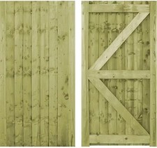 6ft featheredge garden gate - featheredge,