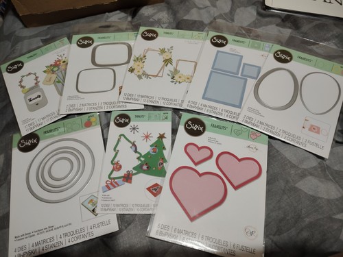 Sizzix framelits and thinlits - and,