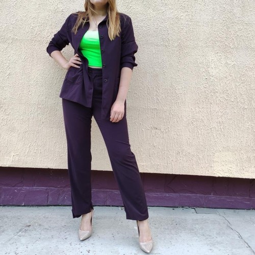 Women bogner suit - suit, purple
