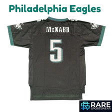 PHILADELPHIA EAGLES NFL JERSEY AGE 13-15 Years REEBOK (V GOOD) Mc NABB No5