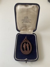 1860 Antique Bronze NRA National Rifle Association Shooting Medal