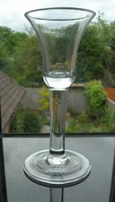 Antique tall wine glass with - antique,