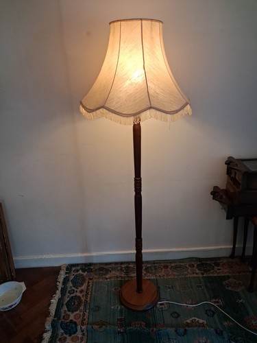 Standard floor lamp with shade - lamp,