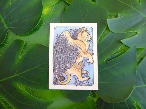 Aceo original watercolour - aceo,