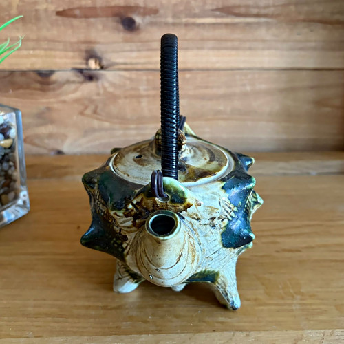 Vintage conch shell teapot - vintage,