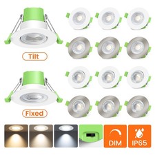 Fire Rated IP65 Bathroom LED